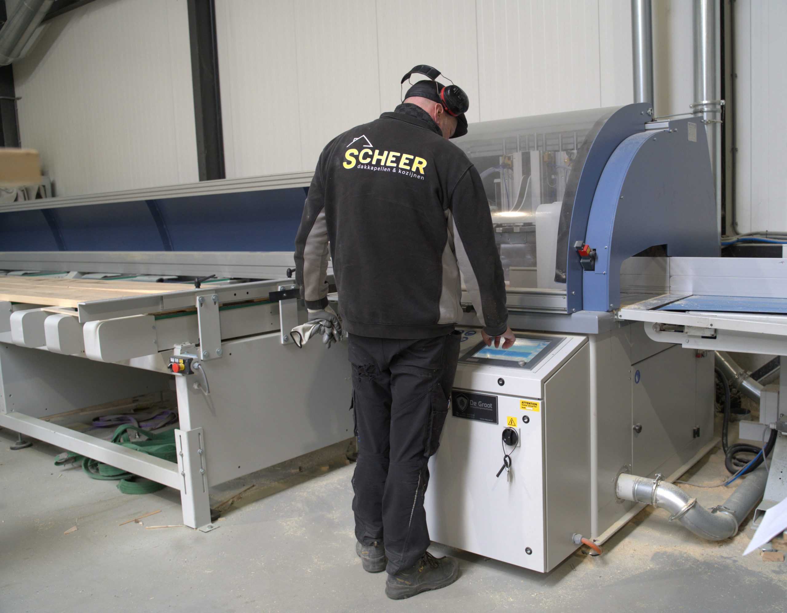 zaagmachine werkplaats