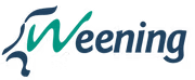 Logo Weening (Donkere Achtergrond Groen)